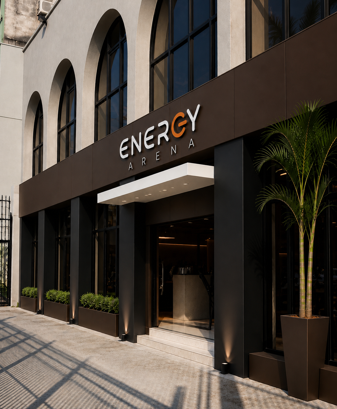 Fachada da Energy Arena